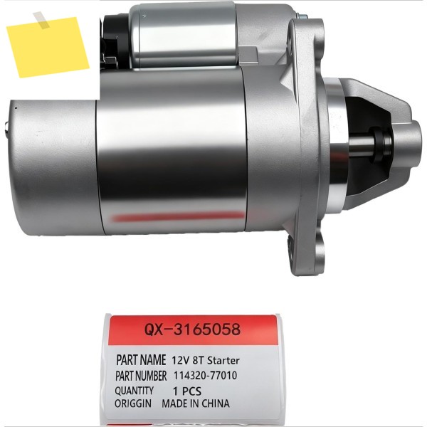 12V 8T 스타터 모터 114320-77010 야마르 엔진용 제품 이미지