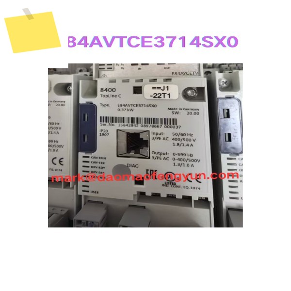 E84AVTCE3714SX0 중고 8400 인버터, 0.37KW 테스트 완료 OK 제품 이미지