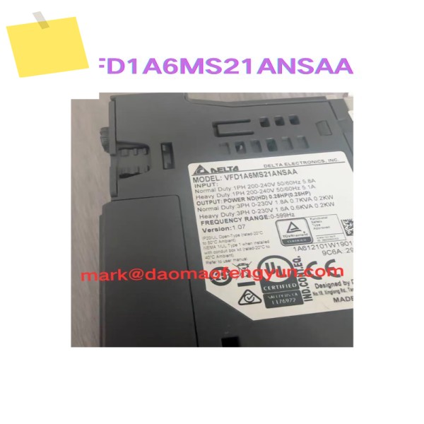 VFD1A6MS21ANSAA 중고 인버터 0.2kw 테스트 완료 제품 이미지