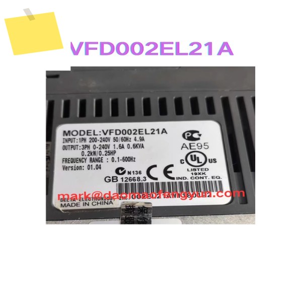 VFD002EL21A 중고 인버터 0.2kw 테스트 완료 제품 이미지