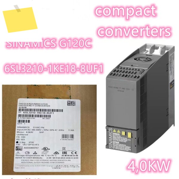 6SL3210-1KE18-8UF1 신품 SINAMICS G120C FSA 정격 전력 4,0KW 제품 이미지