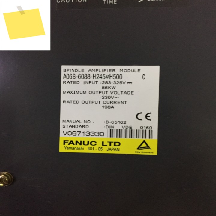 A06B-6088-H245번 # H500 중고 서보 드라이브 테스트 완료, 상태 양호, 제품 이미지