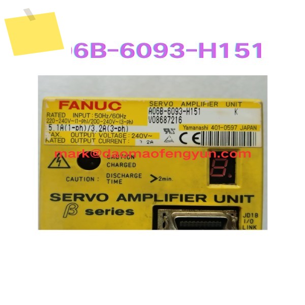 A06B-6093-H151 중고 서보 드라이브 테스트 완료 제품 이미지