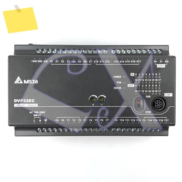 델타 DVP32EC00R3 EC3 시리즈 100-240VAC16DI 16DO PLC 컨트롤러 제품 이미지