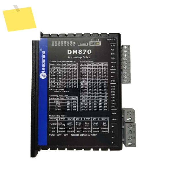 Leadshine DM870 디지털 2상 스테퍼 드라이버 펄스 전압 5-24V 86 모터에 적합 제품 이미지