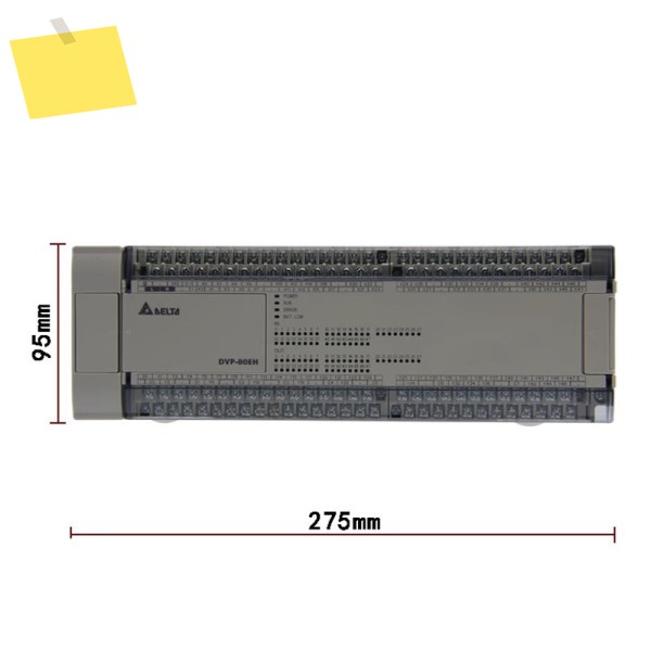 기존 델타 PLC 컨트롤러 DVP80EH00T3 EH3 시리즈 100-240VAC 40DI 출력박스 포함 제품 이미지