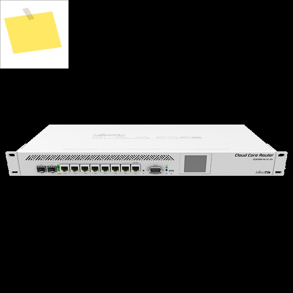 MikroTik CCR1009-7G-1C-1S+ 9코어 10G ROS 이중 중복 전원 공급 장치 라우터 제품 이미지