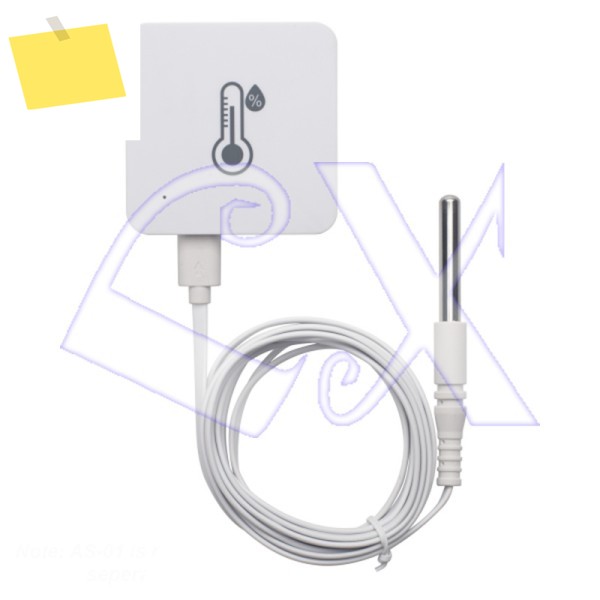 AS-01 프로브가 포함된 LHT52 실내 LoRaWAN 온도 및 습도 센서 제품 이미지