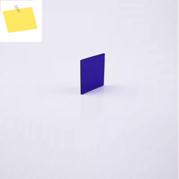 컬러 광학, 블루 필터, 글래스, 퍼플 라이트, 약 380nm 파장 대역, 실험 제품 이미지