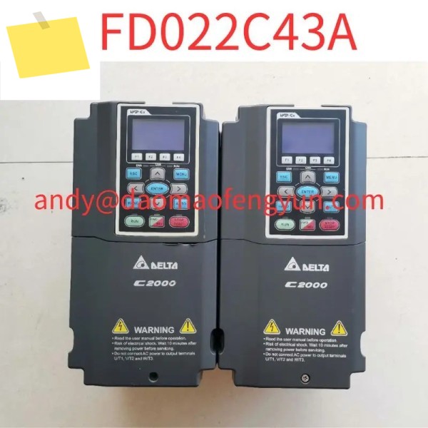 중고 테스트 OK VFD022C43A 2.2kw 주파수 변환기 제품 이미지