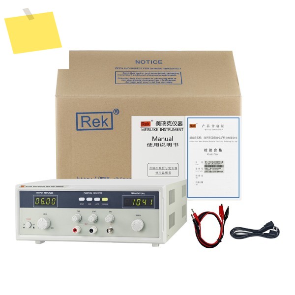 Rek RK1212BLN 오디오 스윕 신호 발생기 주파수 범위 20Hz~20kHz 해상도 1Hz RK1212DNRK1212ENRK1212GN 제품 이미지