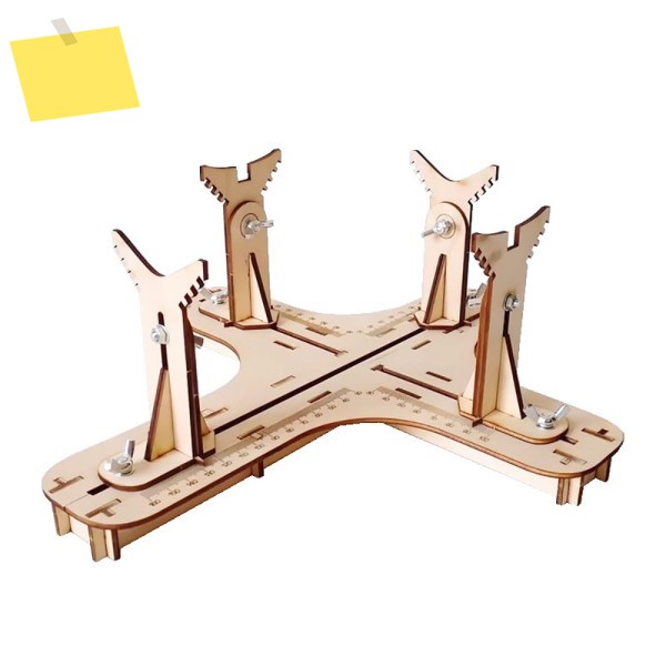라미네이트 보드 항공기 모델 조립 브래킷 스탠드 지지대 시뮬레이션 비행기 DIY 도구, 페인팅 디스플레이용 체중계 포함 제품 이미지