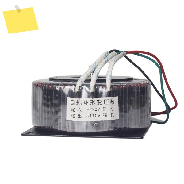원형 자동변압기 도란스 순수 구리 220V에서 110V, 200W 제품 이미지