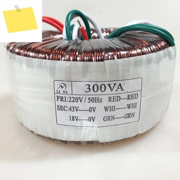 토로이달 변압기 도란스 , 300W AC220V ~ 43V18V 순수 구리 절연 단상 전원 공급 장치, 소 전압 가능 제품 이미지