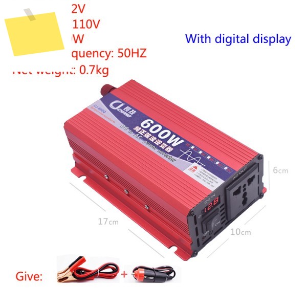 순수 사인파 인버터, 전압 변압기 도란스 , 전력 태양광 DC12V, 턴 600W 제품 이미지
