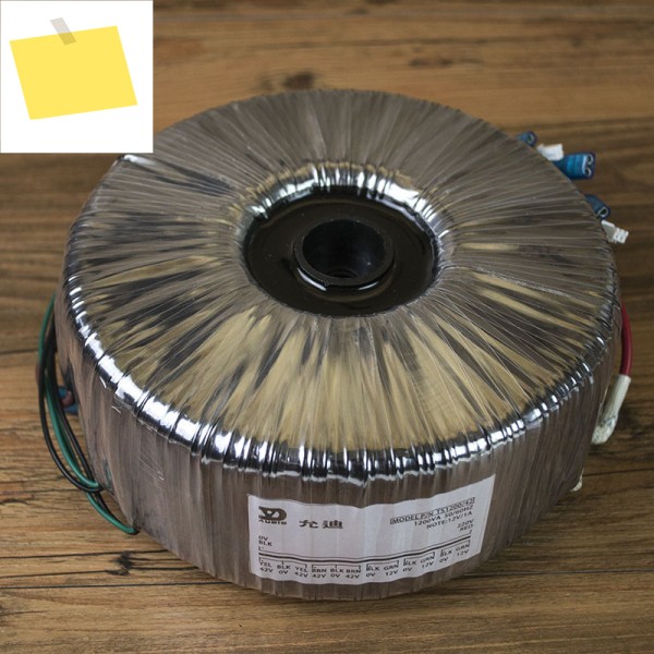1200W 링 코어 220v 듀얼 두 그룹 + 싱글 세 순수 구리선 고출력 토로이달 변압기 도란스 제품 이미지