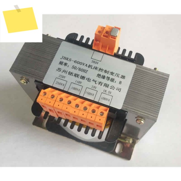 JBK5-600VA 공작 기계 제어 변압기 도란스 380V ~ 220V 110V 18.5V 제품 이미지
