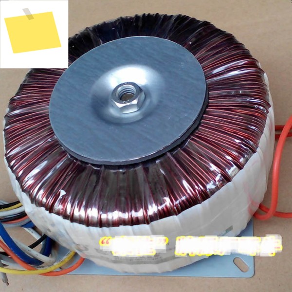 순수 구리 피크 1200W 오디오 발열 링, 황소 토로이달 전원 변압기 도란스 , 듀얼 36V, 15V 멀티 와인딩 제품 이미지