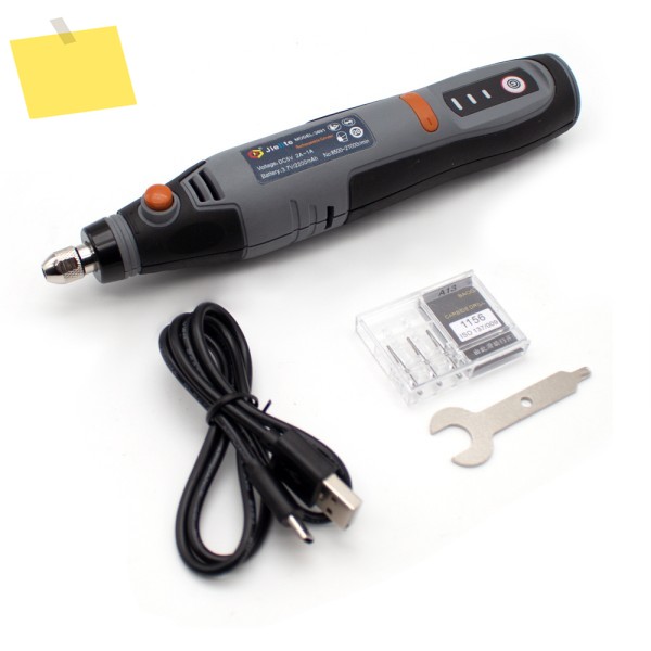 자동 앞유리 수리 펀칭기 2000mAh 충전식 DC5V 전기 리밍 드릴 기리 3개의 1156 비트 포함 8500-21000RPM 제품 이미지