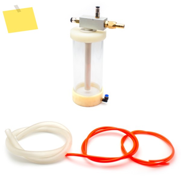 Industrial Electrostatic Powder Coating Hopper Experimental Small Cup Plexiglass with Fluidizing Pla 제품 이미지