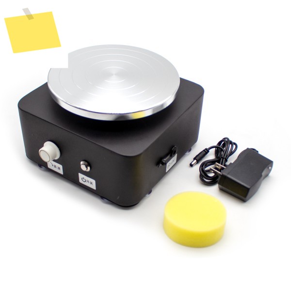 전기 도자기 휠 머신, 미술 공예 세라믹 점토 도구, 미니 턴테이블, 0-160RPM, 2000MA 제품 이미지