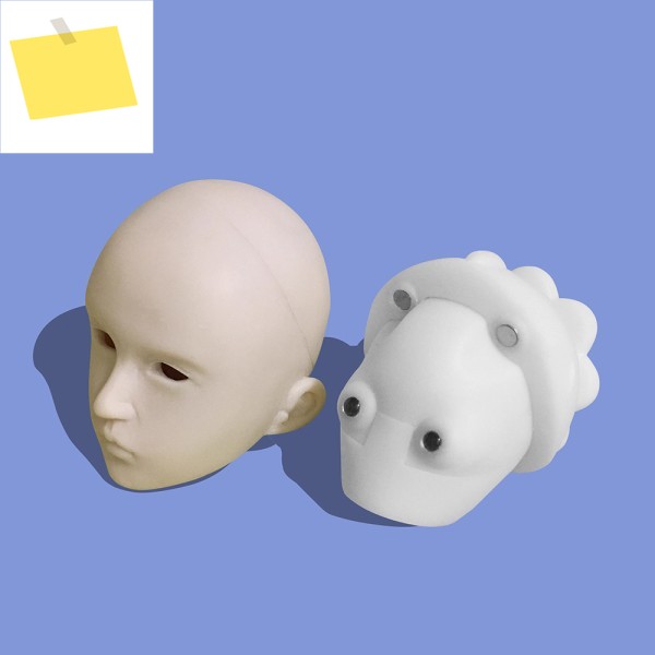 수제 DIY 인형 제작 도구용 머리 레진 몰드 제품 이미지