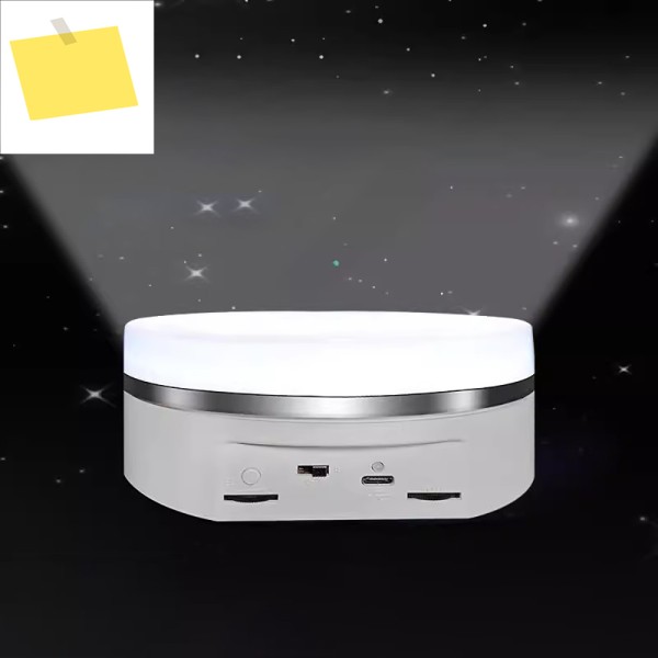 전기 회전 턴테이블 - 360도 ° 제품 사진 촬영용 자동 디스플레이 스탠드, 보석, 반지 제품 이미지