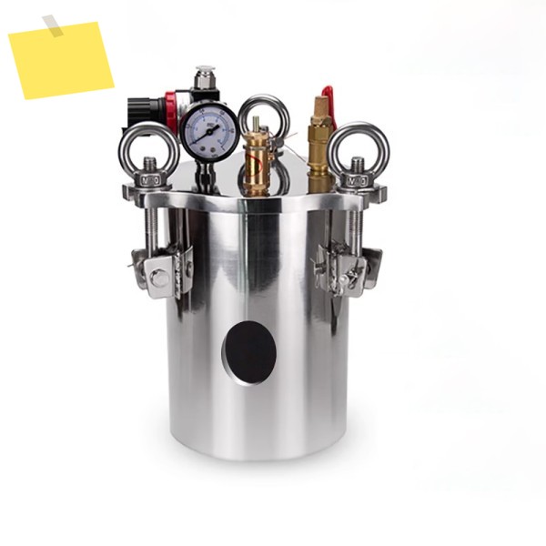 2L PTFE 라이닝 스테인리스 스틸 압력 탱크, 디스펜싱 머신용, 접착제 저장 용기 제품 이미지