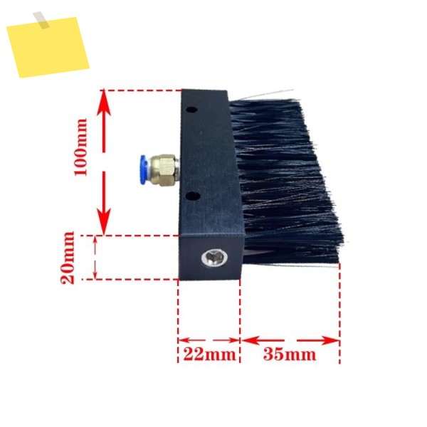 10PCS 100mm 산업용 체인 윤활유 브러시 가이드 레일 에스컬레이터 자동 오일링용 나일론 제품 이미지
