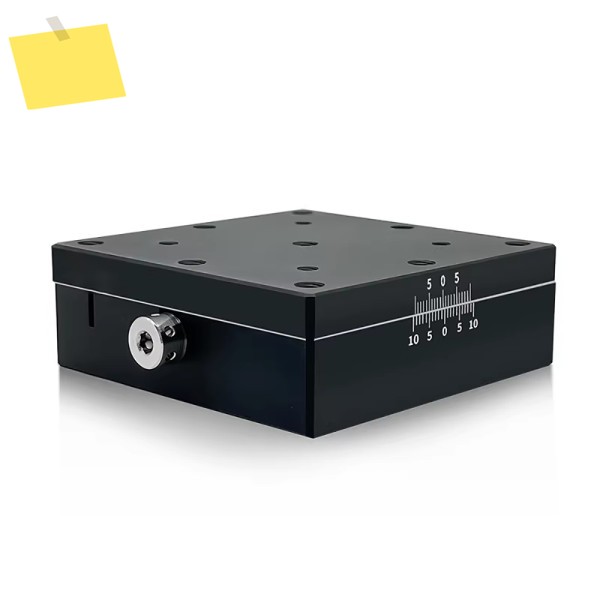 X축 황동 도브테일 레일 리니어 스테이지 정밀 수동 이동 슬라이딩 60x60mm HSD-60201 제품 이미지