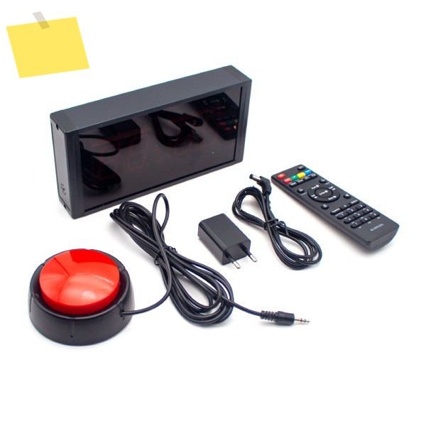 다기능 LED 타이머, 1.5인치 대형 화면, 대회용 4자리 디스플레이, 터치 버튼 및 리모컨 포함 제품 이미지
