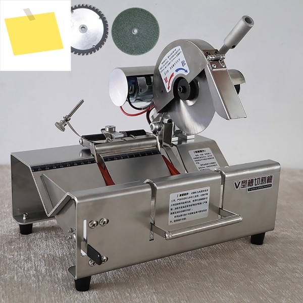 AC 220V V자형 다기능 정밀 절단기 커터 캇타 카타 – 향, 목재, 구리, 알루미늄, 철, 스테인레스 스틸용 제품 이미지