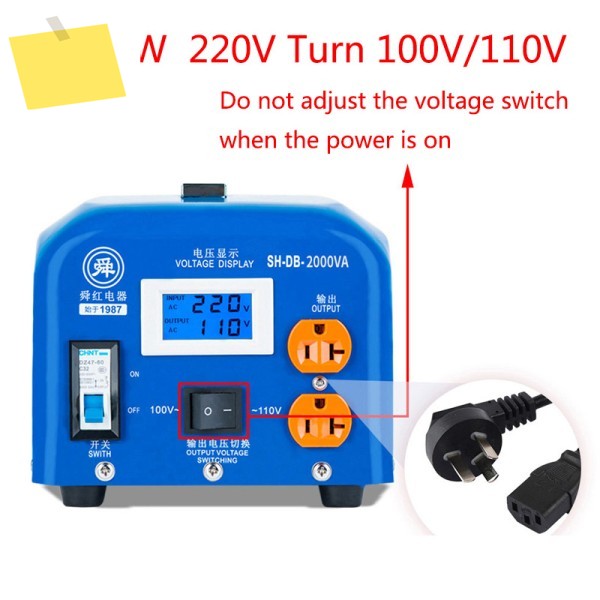 산업용 등급 변압기 도란스 220v 회전 110v100v110V 전원 공급 장치 전압 고전력 3000W 제품 이미지