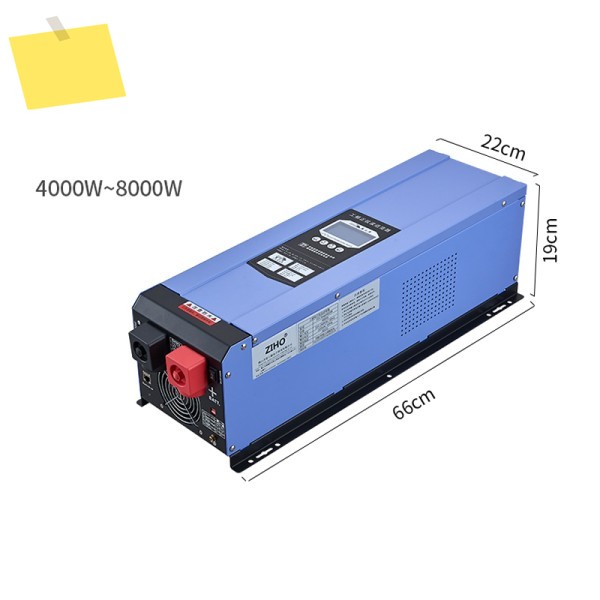 순수 사인파 전력 주파수 인버터 4000W5000W6000W 태양 광 발전 RV 보트 홈 24V48V 변환기 제품 이미지