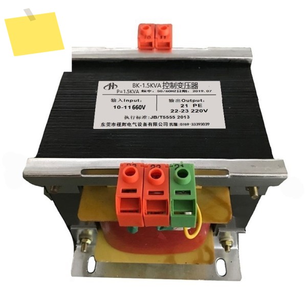 단상 제어 변압기 도란스 660V ~ 220V BK-1.5KVA 입력 출력 1500W 제품 이미지