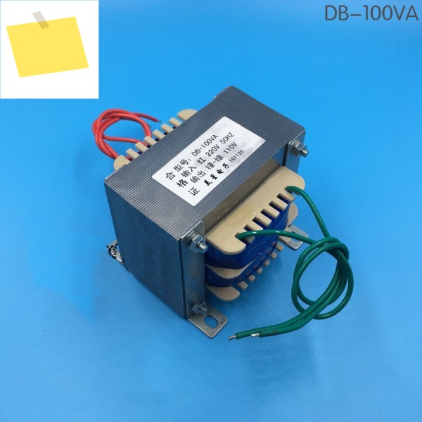 전원 변압기 도란스 절연 순수 구리, EI86 45 DB-100VA, 220V ~ 110V 1A 제품 이미지