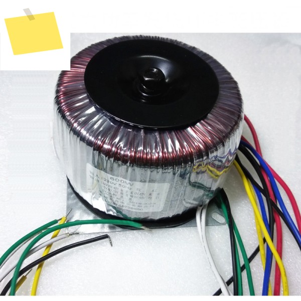 수입 철 코어 듀얼 40V 600W 모든 구리 와이어 토로 이달 변압기 도란스 발열 증폭기 보드 전력 제품 이미지