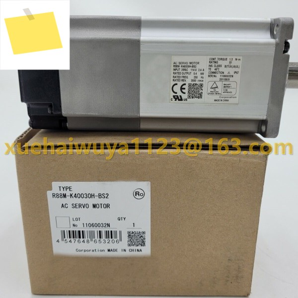 완전히 신품 서보 모터 R88M-K40030H-BS2 제품 이미지