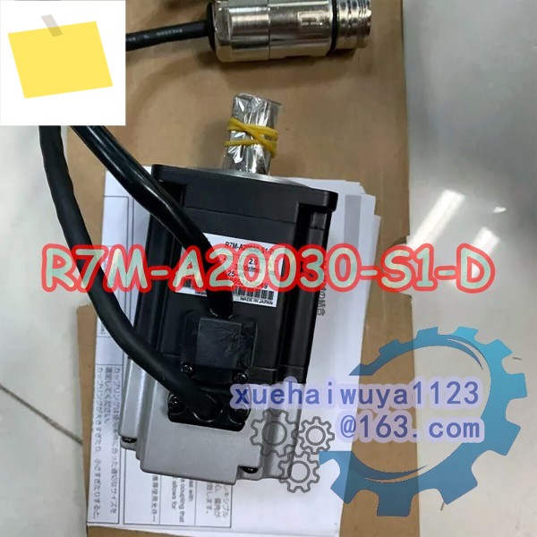 R7M-A20030-S1-D 100% 박리 새 원본 AC 서보 모터 상자에 제품 이미지