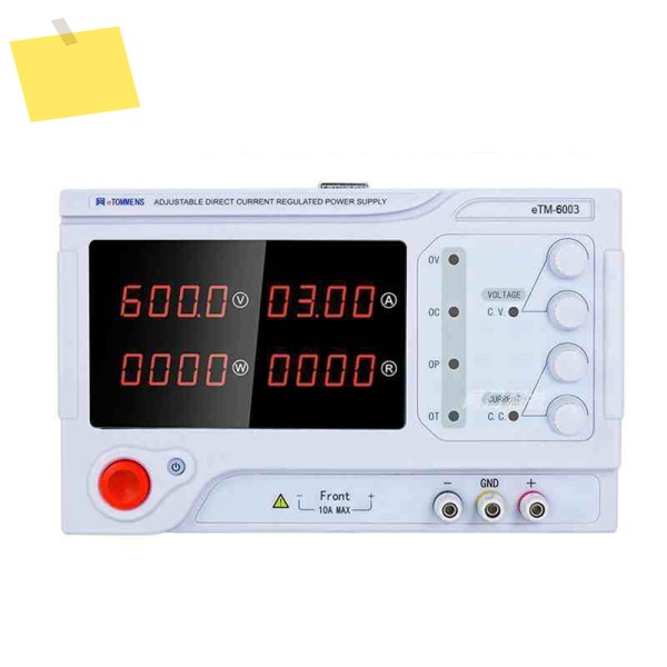 eTOMMENS DC 조정 4개 손잡이 전원 공급 장치 500V- eTM-600360055002500350055006500106002600108001800280038005 제품 이미지