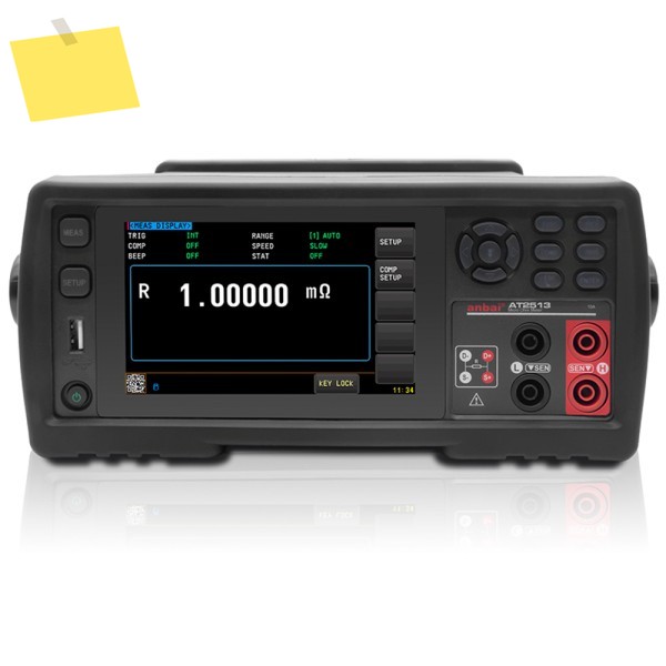 Applent AT2513 DC 저항 테스터 0.00001mΩ~300.000Ω 디스플레이 최대 300000 RS232 RS485 LAN USB 인터페이스 포함 제품 이미지