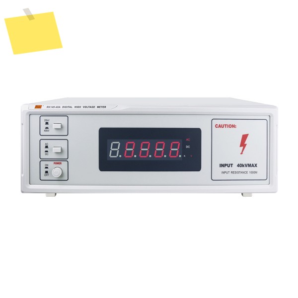 Rek RK149-40A AC DC 고전압 디지털 미터 범위 1.000~40.000 kV, 최대 입력 40kv 벤치 제품 이미지