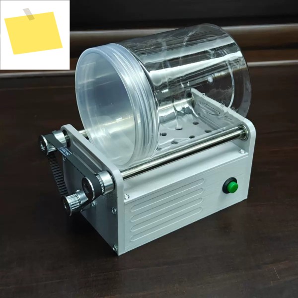 전동 미니 텀블러 광택기 – 속도 조절 가능 0-60 RPM, 데스크탑용 소형 롤러 그라인더 제품 이미지