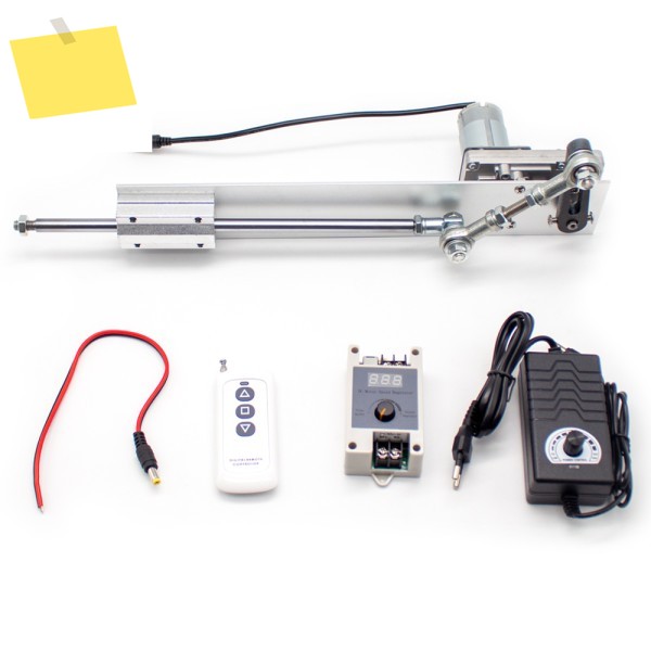 왕복 사이클 선형 액추에이터 DC 24V 텔레스코픽 모터 원격 제어 스트로크 30-150MM 속도 2-120RPM 제품 이미지