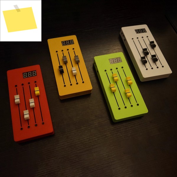 디지털 디스플레이 CC 컨트롤러 - DAW용 4트랙 롱 페이더 MIDI 제품 이미지