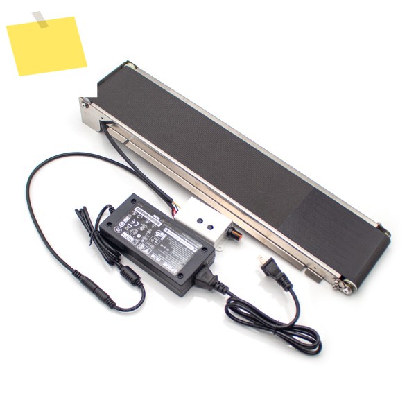 스테인레스 스틸 미니 컨베이어 자동기 트랙 화물 레인 벨트 460MMx85MM 하중 3.5-5KG DC24V 제품 이미지