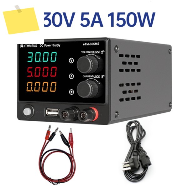 eTM-305MS 조정 가능한 Dc 전원 공급 장치 미니 30V5A 및 컴퓨터 수리 노화 회로 기판 제품 이미지