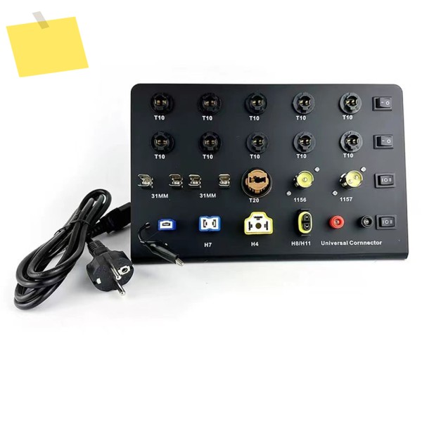 자동차 헤드라이트 테스트 보드 HID 크세논 LED 전구 T10 W5W 페스툰 7443 H1 H3 H7 H4 9005 제품 이미지