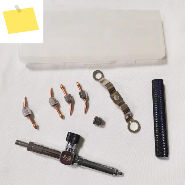 전문 HHO 보석 용접 토치 키트 - 마이크로 불꽃 0.3-0.6mm 노즐, 금은전자 제품용 황동 크롬 도금 제품 이미지