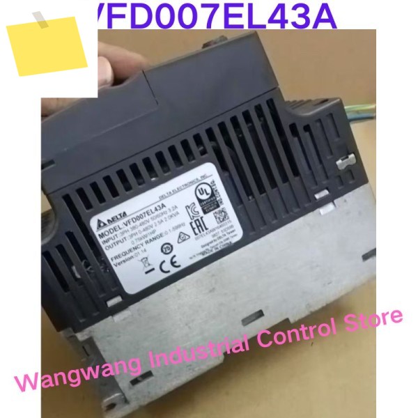 중고 테스트 OK, 전력이 0.75KW인 VFD007EL43A 주파수 변환기 제품 이미지